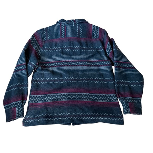 Woolrich Women’s Size M  Aztec Southwestern Wool Blend Jacket Full Zip Cowgirl - Picture 7 of 10